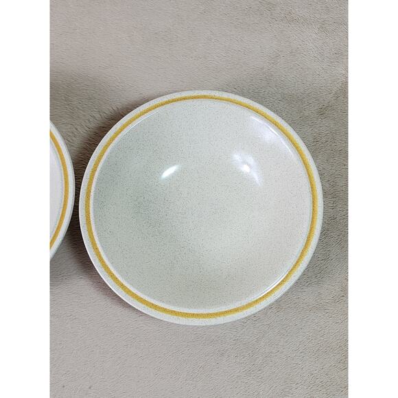 Hearthside Garden Festival Cereal Fruit Bowl 6 3/4" Stoneware 80s Japan x2 - Picture 4 of 11